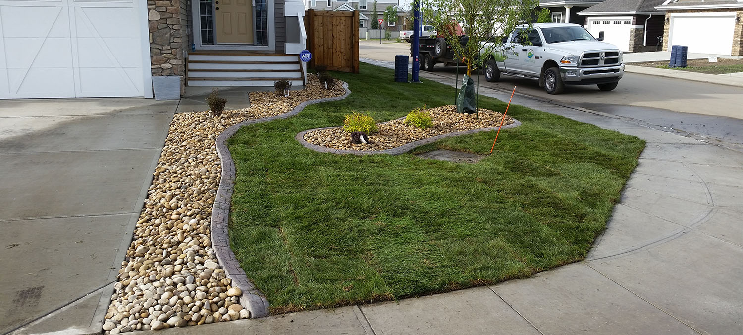 River Valley Final Grading Edmonton Landscaping Professionals
