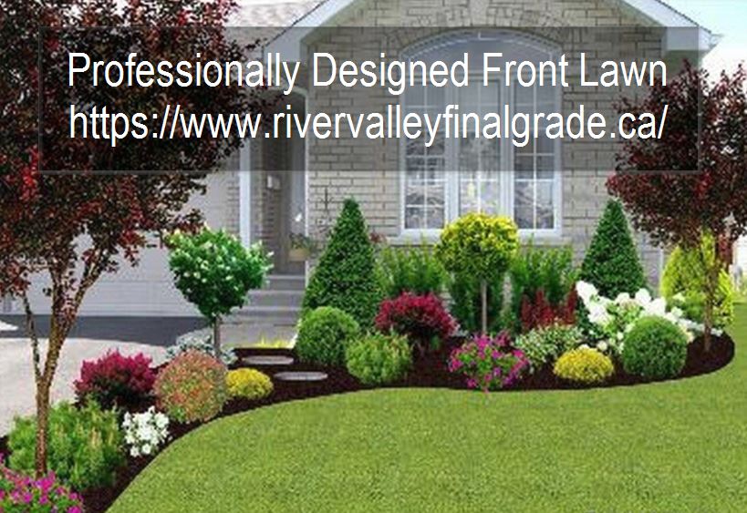 Landscaping the front of your house can give an elegant look.